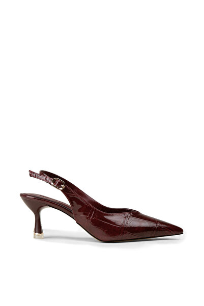 Deery Women's Burgundy Heeled Shoes