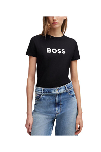 BOSS Γυναικείο C_Elogo 5 T-Shirt Μαύρο 50501139-001