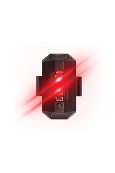 Space24 SPK01 Şarjlı 7 Renkli Led Flaşör Siyah