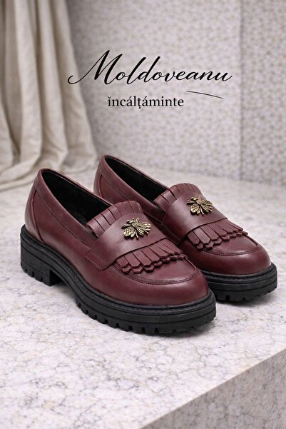 Moldo Shoes Pantofi Casual Visiniu