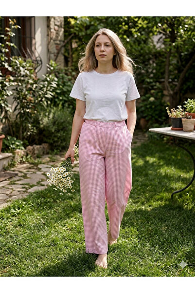 Smonday Pembe Pötikare Pantolon