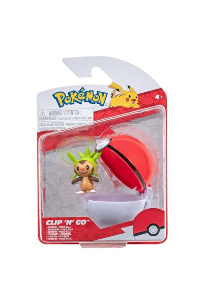 Pokemon Figurina in bila Clip N Go S2 - Chespin si Poke Ball