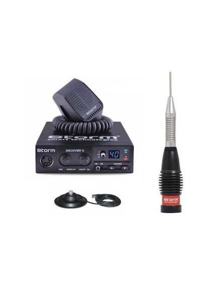 Storm Complete kit CB radio station PREMIUM Discovery+Storm Turbo Antenna ML1...