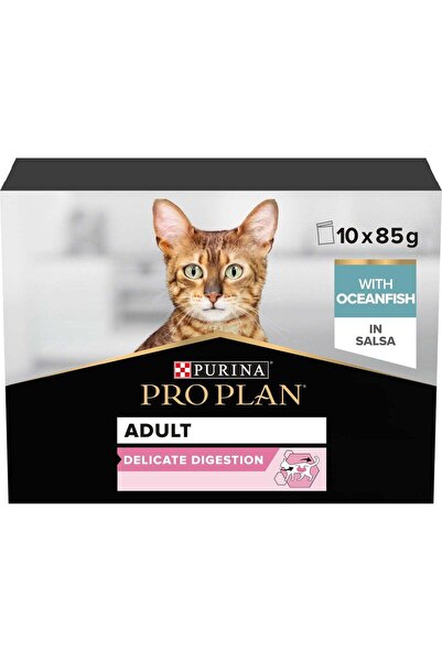 Purina Veterinary Diets Purina Pro Plan Delicate Wet Cat Food Oceanfish In Gr...