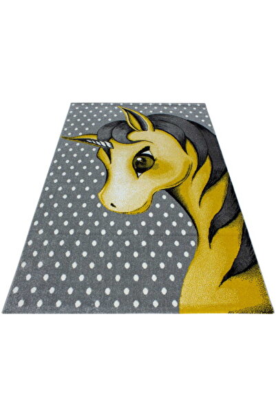 Ayyildyz Children's Rug Kids Unicorn Yellow 160 cm x 230 cm