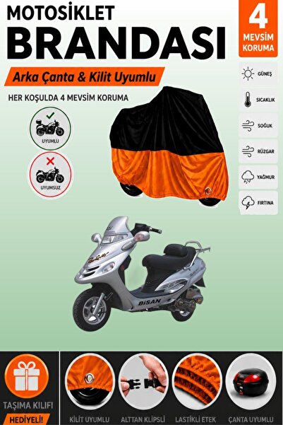 Cemku Double Black Top - Orange Bottom, Rear Bag Compatible Bisan Pacific 150...