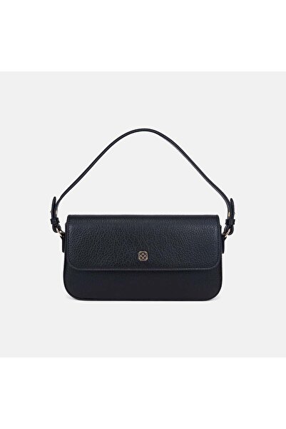 Desa Women's Black Mini Clamshell Handbag