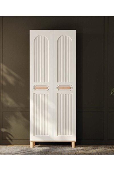 miracool Orkide 2 Kapaklı Gardırop / Çok Amaçlı Dolap / Komple MDF