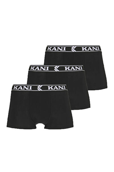 KARL KANI Boxeri bărbătești retro cu imprimeu bandă, pachet de 3, mărimea S