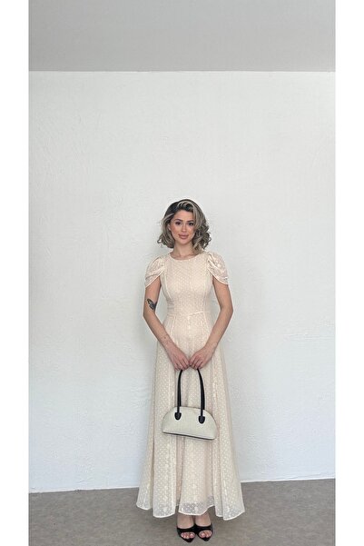 Nesil Lace Back Tie Dress