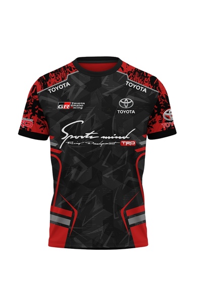 OEM Tricou barbati Toyota F1 , maneca scurta multicolor D214