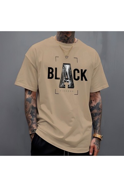 valeriae Tricou cu mânecă scurtă, croială lejeră, premium, cu imprimeu special