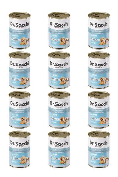 Dr. Sacchi Dr.Sacchi yavru köpek-kuzu etli 400gr x 12 adet