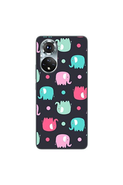 OEM Husa compatibila cu Honor 50 Silicon Gel Tpu Model Pattern Elefant