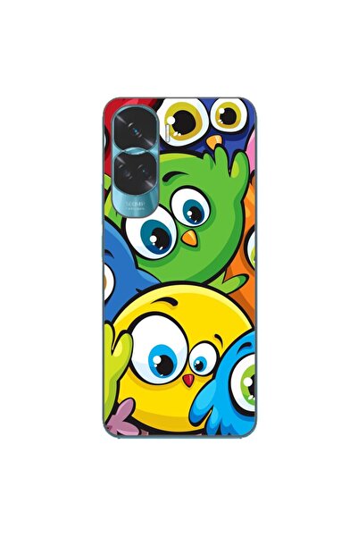 OEM Husa compatibila cu Honor 90 Lite 5G Silicon Gel Tpu Model Bufnite Colorate