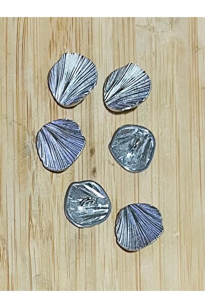 Öztürk Tuhafiye Model Z.A.R.A. (în formă de stridie) Buton metalic 1.5cm 6 bu...