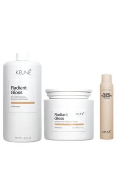 Keune Pachet Iluminator pentru Par - Radiant Gloss Illuminating: Sampon 1000 ...