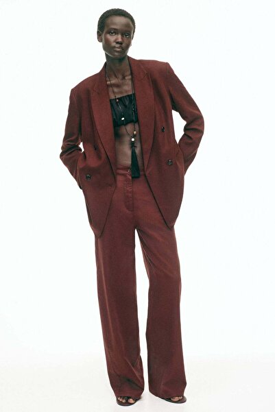 H&M Linen-blend trousers