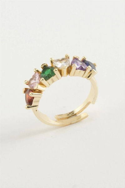 Marsilyan Nvdn- Heart Zircon Stone Ring Iegrs-Nvdn1