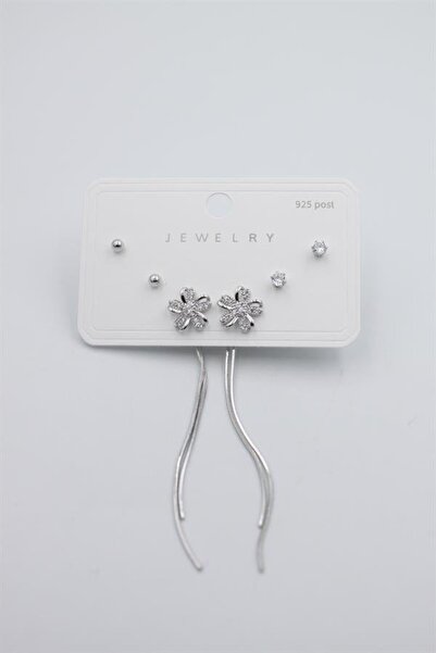atastore2017 Multiple Set Earrings - Silver