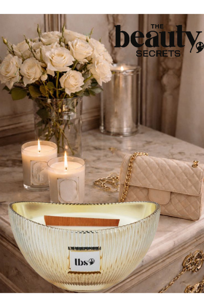 The Beauty Secrets Luxury Scented Candle Champagne Vanilla 1000grams