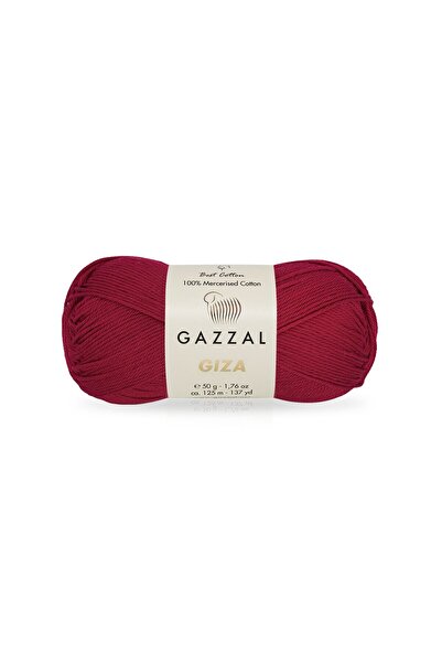 Gazzal قماش قطن ميرسيريزد 100% من جيزة - 50 جرام 125 متر خيط تريكو صيفي رفيع-...
