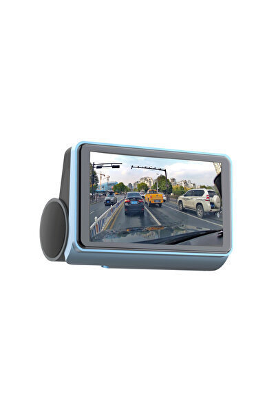 S8 2K Araç İçi Kamera, Sd Kart, GPS, Dahili Mikrofon, Dahili hoparlör, Çift Kameralı Dash Cam