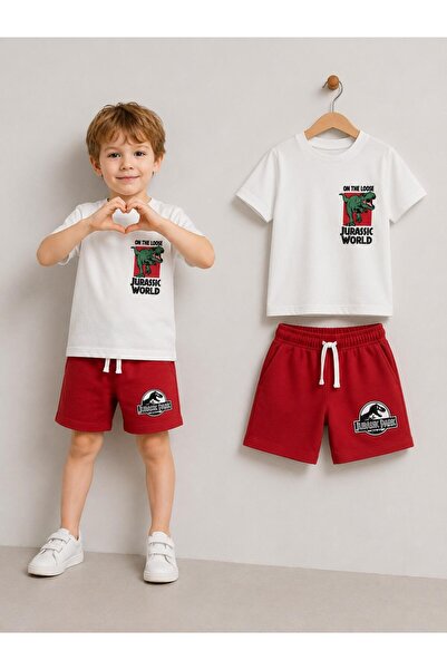 ciklet kids Boy's Top and Bottom Set with Shorts