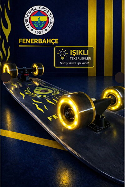 toysclub 1907 4 TEKER IŞIKLI KAYKAY - LİSANSLI
