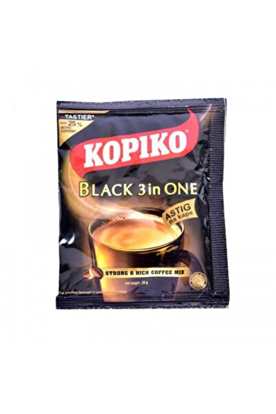 Kopiko قهوة سوداء 3 في 1 25 جرام