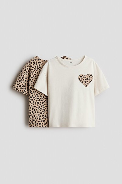 H&M 2'li Pamuklu Tişört