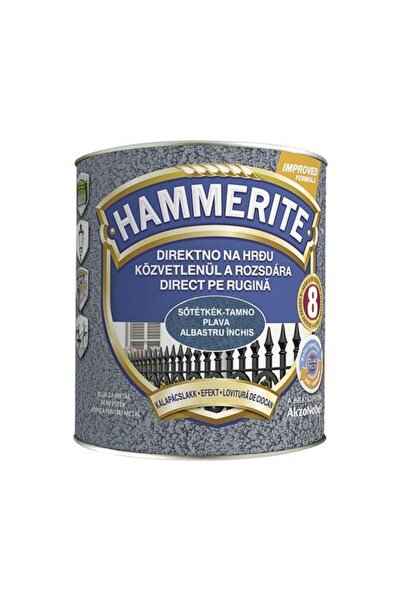 Hammerite Vopsea cu efect de ciocan metalic 0.75 L, Albastru închis / 5093392