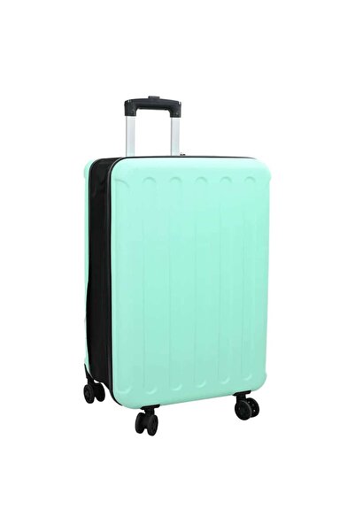 vidaxl Suitcase with lock Mint green 43 x 27 x 66 cm ABS plastic