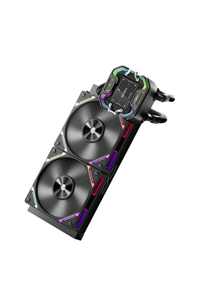 1stPlayer Cooler Procesor 1stPlayer® X-Starship 240-bk, display IPS personali...