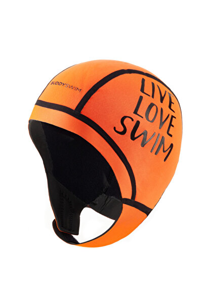 BuddySwim Σκούφος Νεοπρέν Τριπλής Στρώσης για Ζεστασιά 2,5 χιλ., Πορτοκαλί