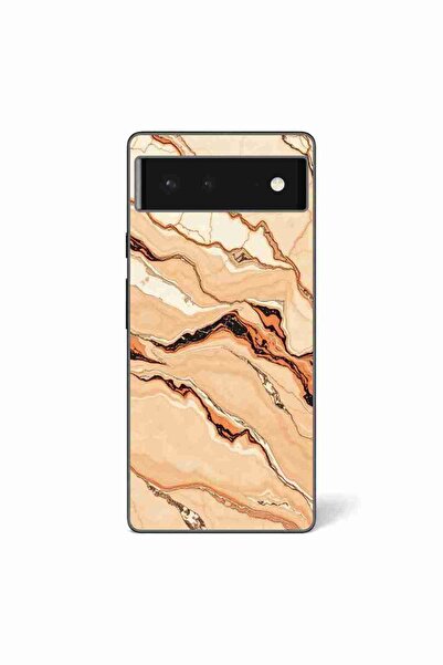 OEM Husa compatibila cu Google Pixel 6 Silicon Gel Tpu Model Desert Stone Marble