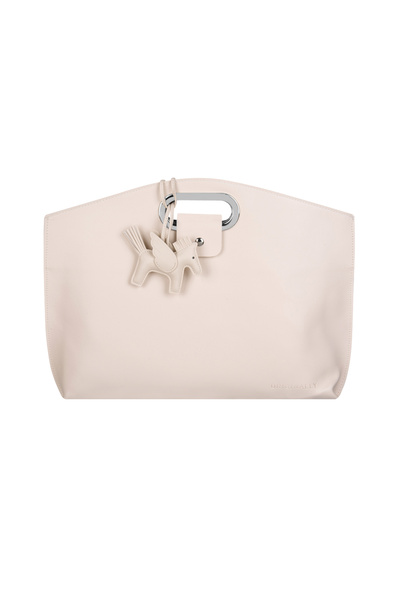 DUKKANCASE Beige Leather MacBook iPad Case and Bag with Accessories Dk459