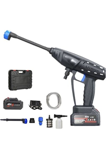 UNİBOX Pistol de Spalat cu Presiune, Acumulator, Furtun si Accesorii incluse,...