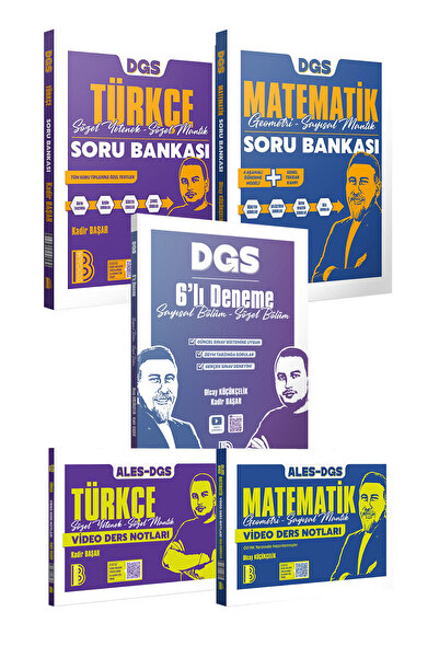Benim Hocam Yayınları 2026 ALES DGS Matematik/Türkçe Video Ders Notları ve DG...