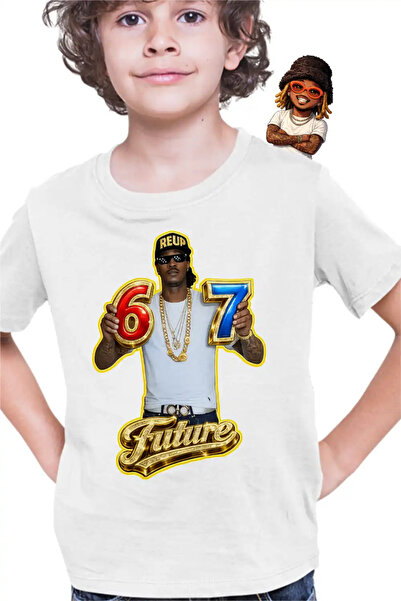 OEM Kids Boys Future Six Seven 67 Rapper T-Shirt