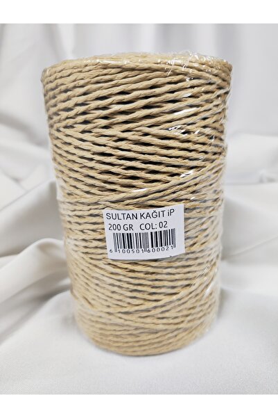 Sultan Ață de hârtie pentru tricotat manual 200gr.-240mt. (1 bucată) - Culoar...