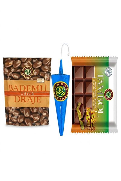 Kahve Dünyası 3 LÜ TAMBOL FISTIK DOLGULU & ŞEMSİYE ÇİKOLATA & BADEMLİ DRAJE