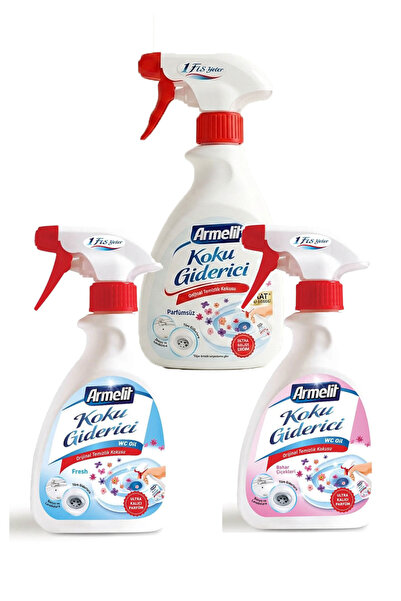 Armelit Banyo Tuvalet Koku Giderici Sprey Fresh Bahar Parfumsuz