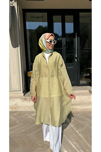QOOQ STORE 26SS237 Minerva Kadın Tunik LİMON