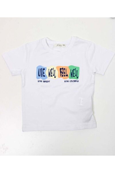 nk kids Nk baby boy t-shirt with text print 9 months 4 years white