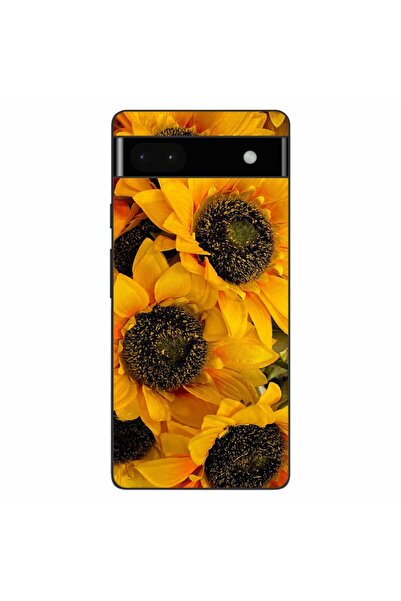 OEM Husa compatibila cu Google Pixel 6A Silicon Gel Tpu Model Floarea Soarelui