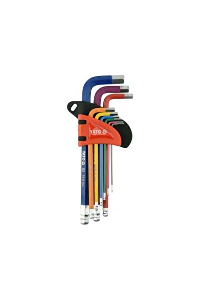 yato Set Cheie Hexagonale, Bilă 1.5-10Mm, 9 Buc