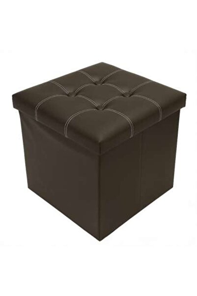 Romprofix Taburet Pliabil Depozitare Modern - 38x38x38cm / Brun