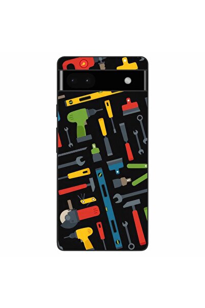 OEM Husa compatibila cu Google Pixel 6A Silicon Gel Tpu Model Unelte Pattern