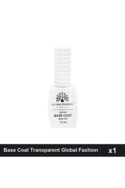 global fashion Base Coat Soak Off Transparent 12ml, Primer Bază Manichiură UV...